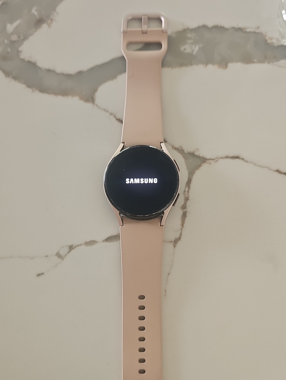 Samsung Round Smartwatch - Rose Pink Silicone Band